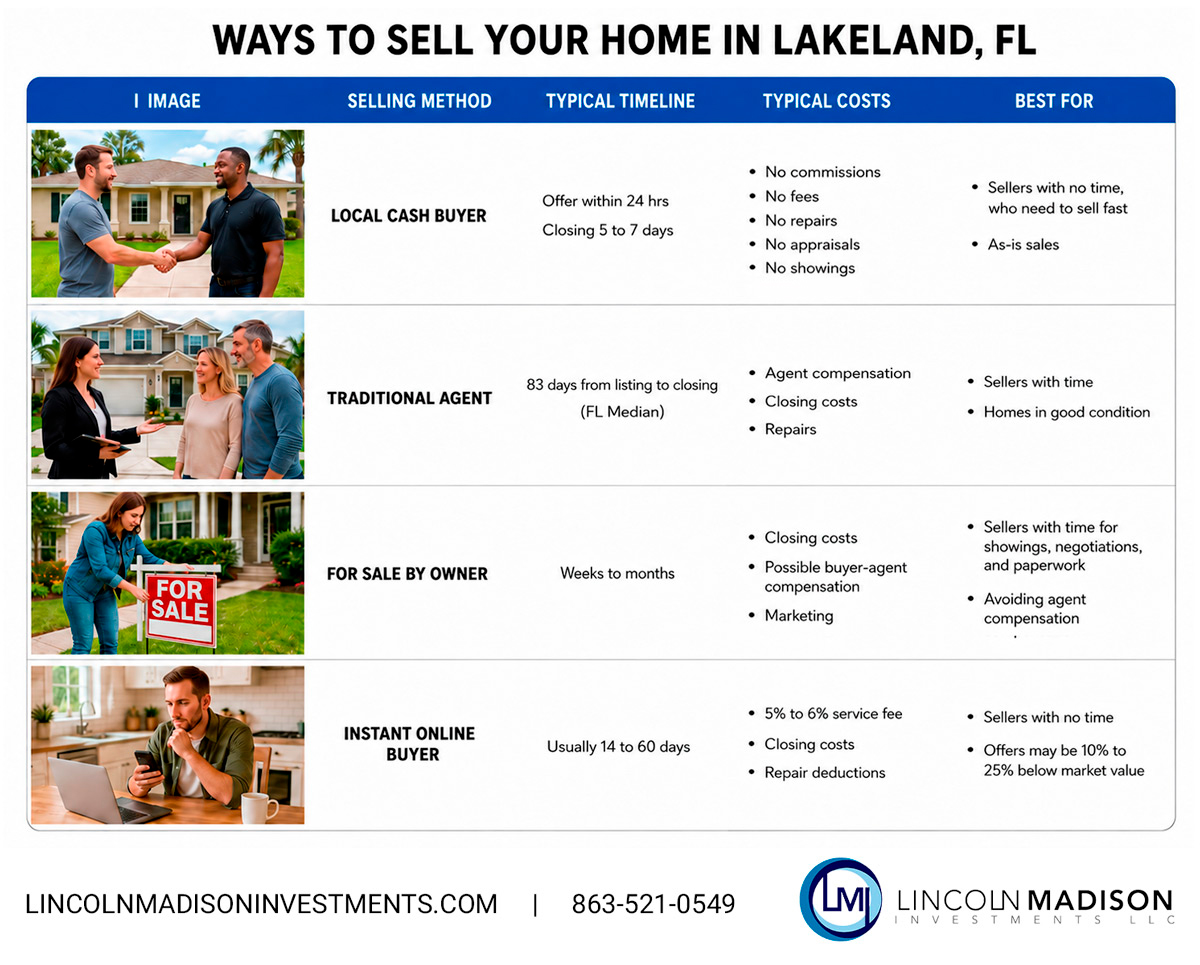 Ways To Sell Your Home In Lakeland Fl Infographic