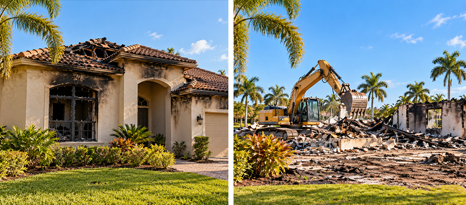 Can you Sell Fire Damaged House Florida